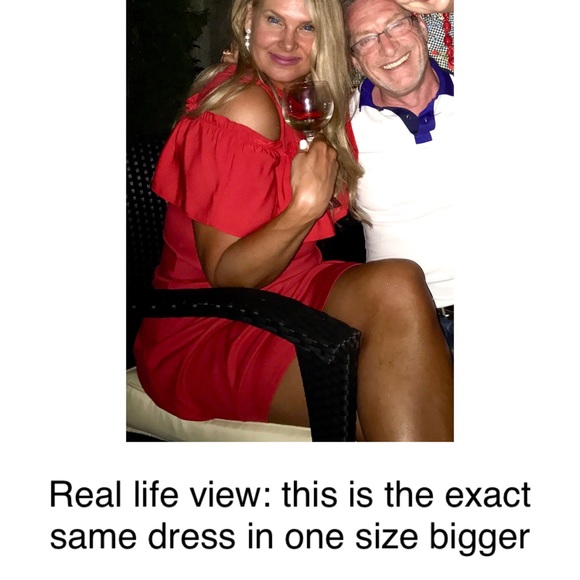 🆕ASOS Ruffle Cold Shoulder Skater Dress✨NWT! - Picture 8 of 11